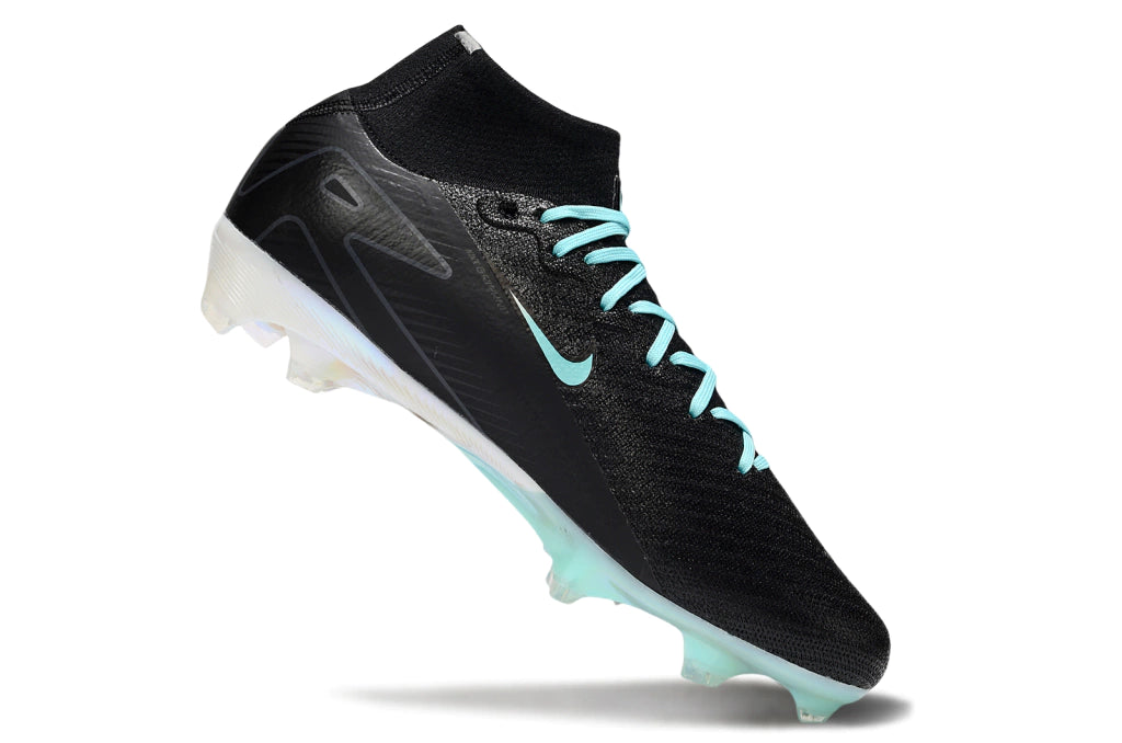 Chuteira Nike Air Zoom Mercurial Superfly 10 Elite Campo - Preto/Azul