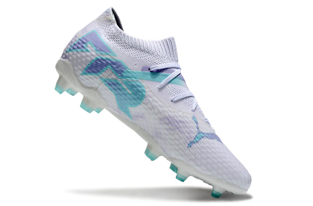 Chuteira Puma Future 7 Ultimate FG - Branco/Prata