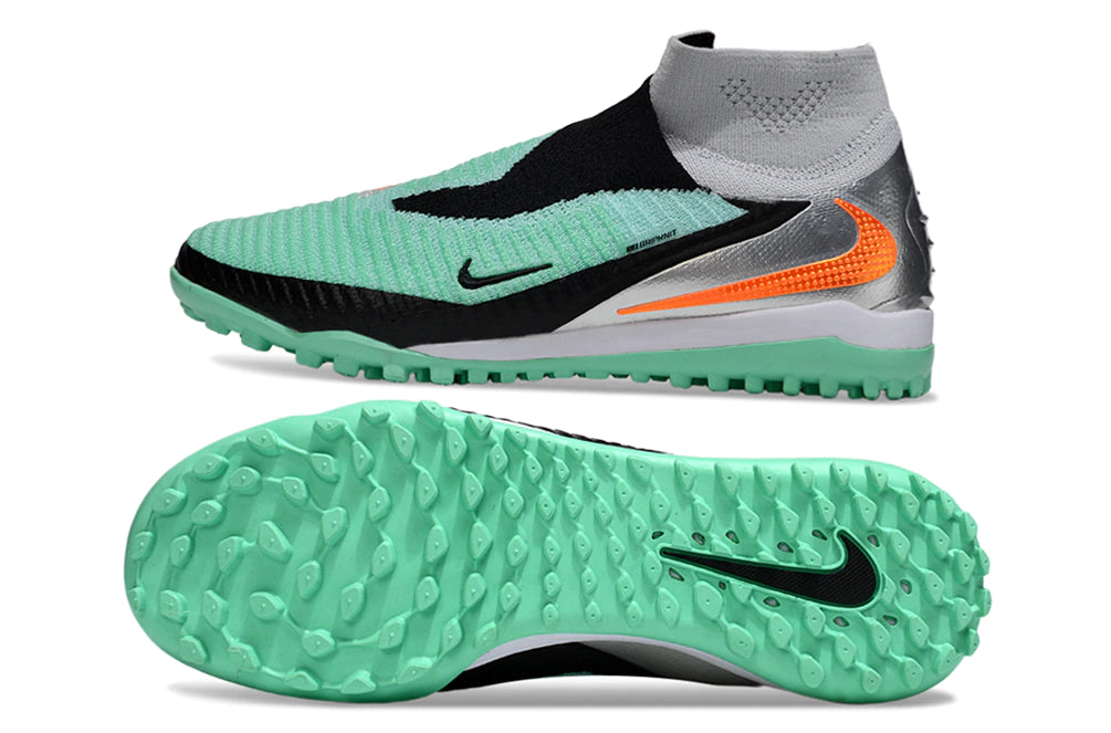 Chuteira Nike Phantom ReactX 6 Pro Botinha Society TF - Verde