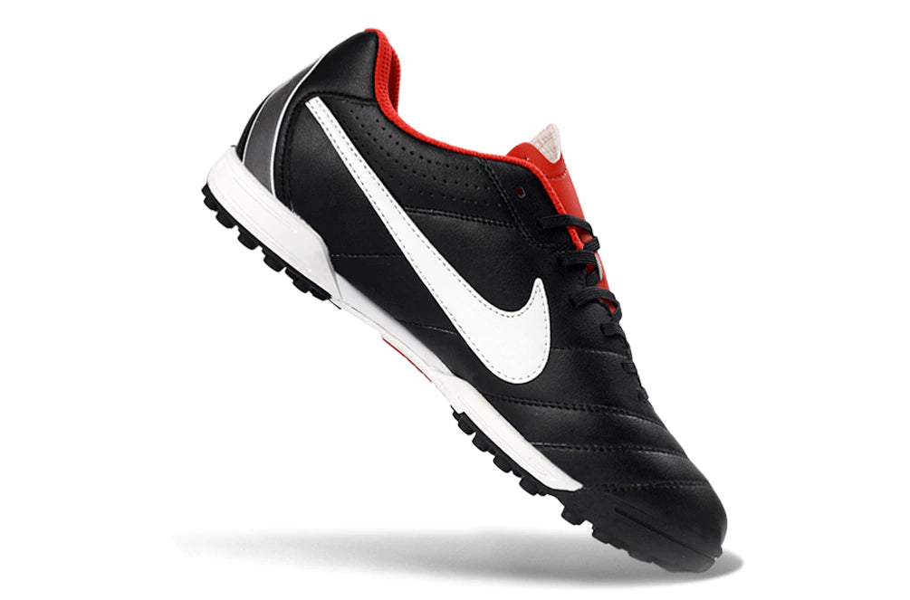 Chuteira Nike Tiempo 5 Society - Preto/Vermelho