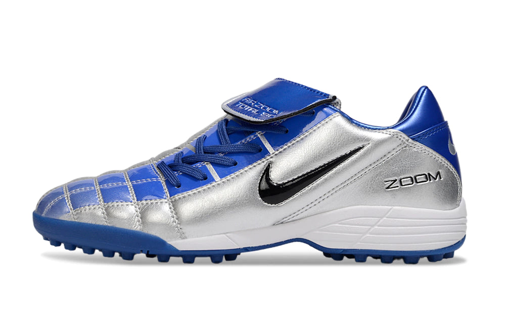 Chuteira Nike Total 90 Society - Prata/Azul