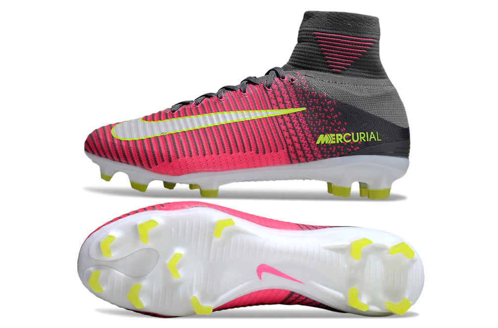 Chuteira Nike Mercurial Superfly 5 Elite Campo - Rosa