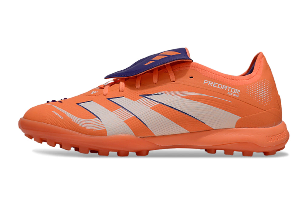 Chuteira Adidas Predator Tongue Elite 25 Society - Laranja