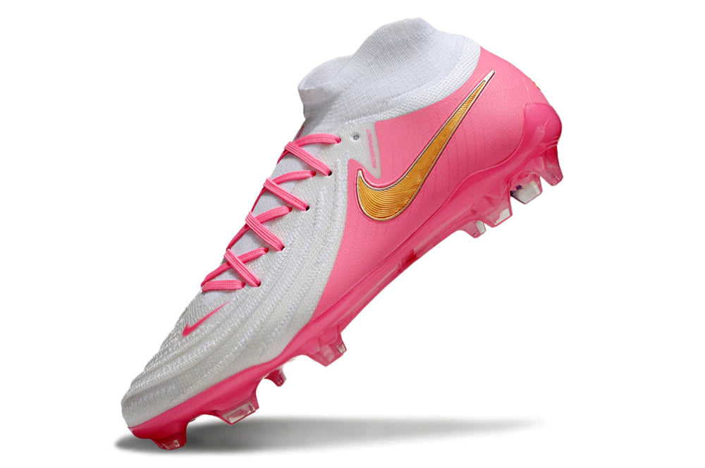 Chuteira Nike Phantom Luna 2 Elite Campo FG - Branco/Rosa