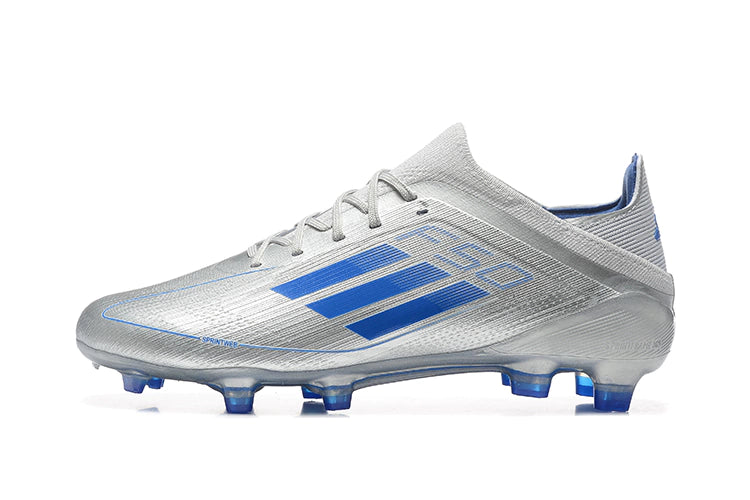 Chuteira Adidas F50 X Campo - Prata/Azul
