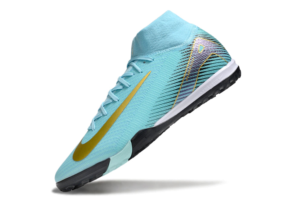 Chuteira Nike Mercurial Superfly 10 Elite Society - Azul/Dourado