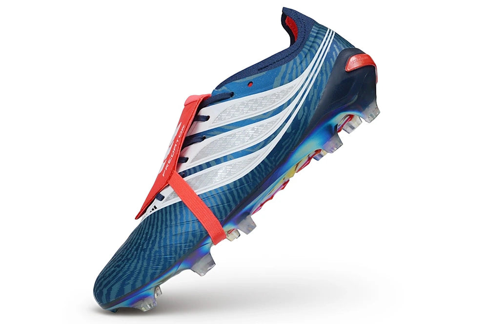 Chuteira Adidas Predator Tongue 26 Elite FG - Azul