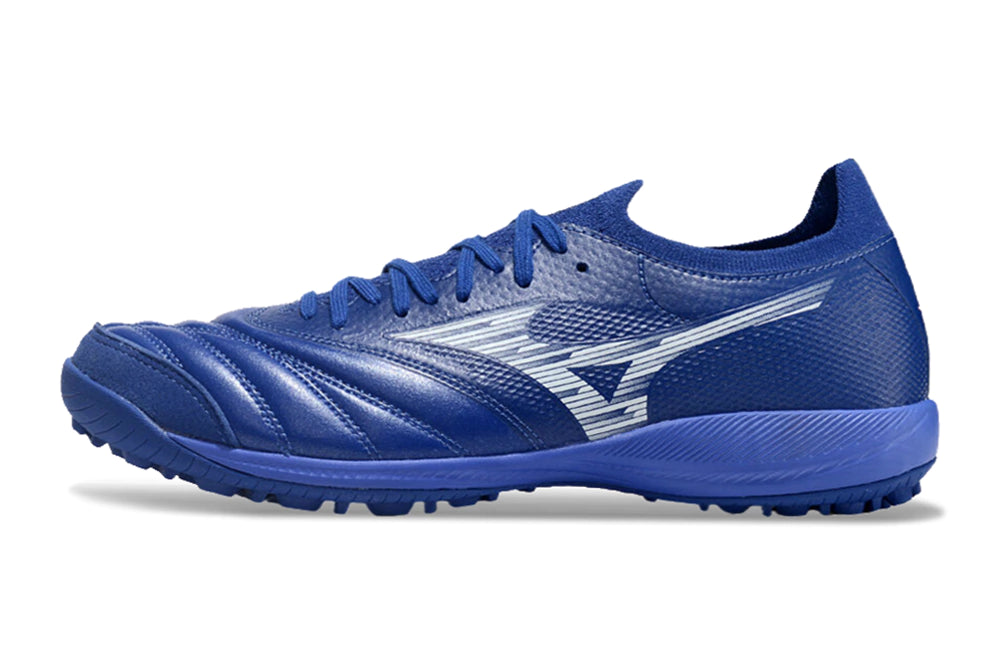 Chuteira Miuzno Morelia Neo Sala β Society - Azul/Branco