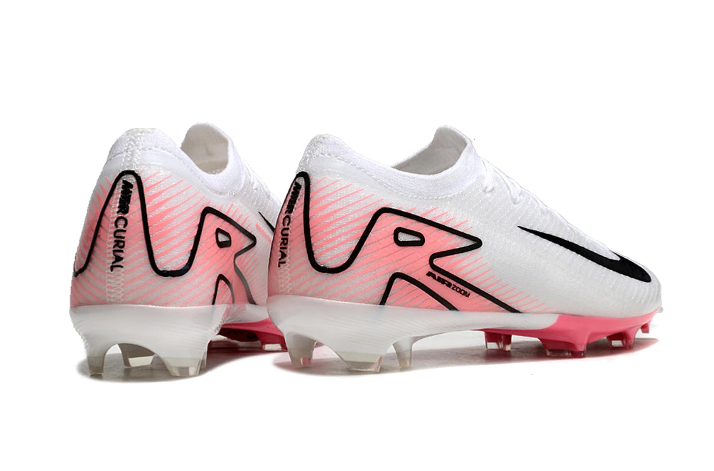 Chuteira Nike Air Zoom Mercurial Vapor 16 Elite FG - Branco/Rosa
