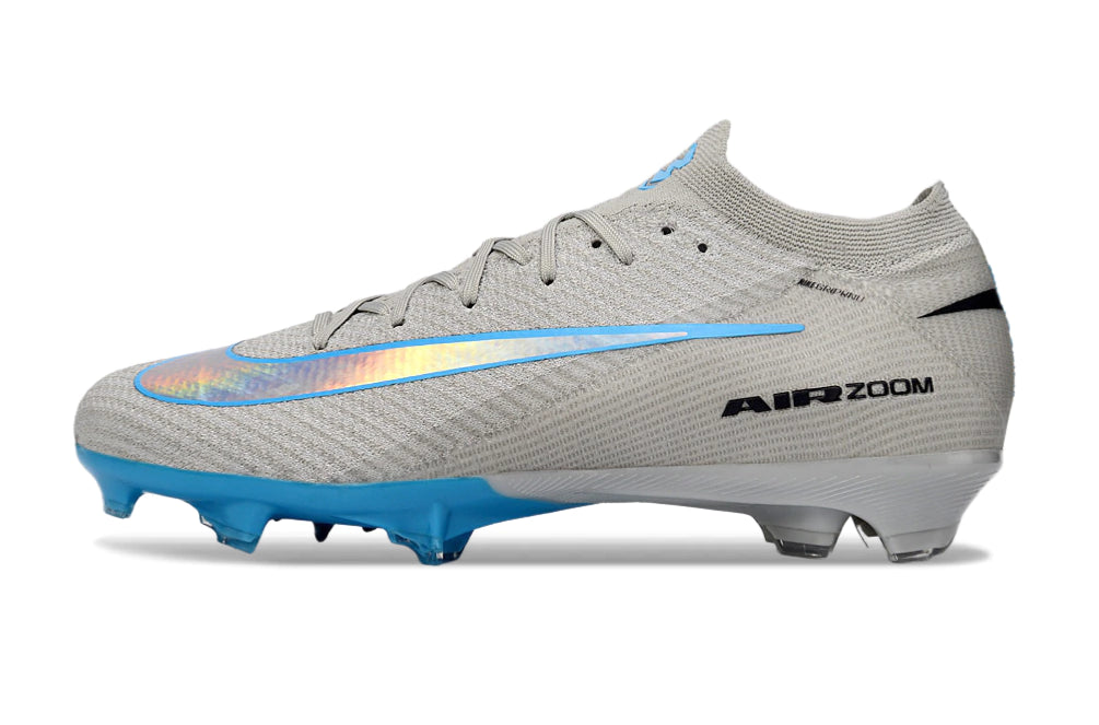 Chuteira Nike Air Zoom Mercurial Vapor 16 Elite FG - Branco/Azul
