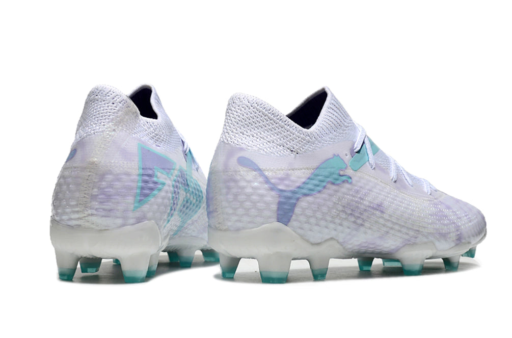 Chuteira Puma Future 7 Ultimate FG - Branco/Prata