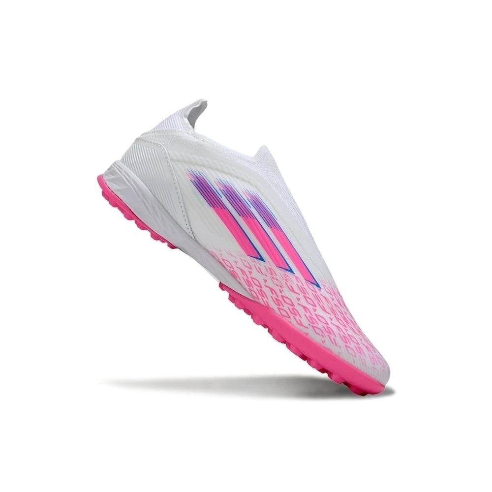 Chuteira Adidas F50 League Society - Branco/Rosa