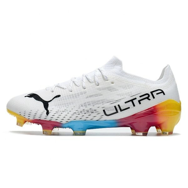 Chuteira Puma Ultra 1.3 Campo FG "Branco Colors"