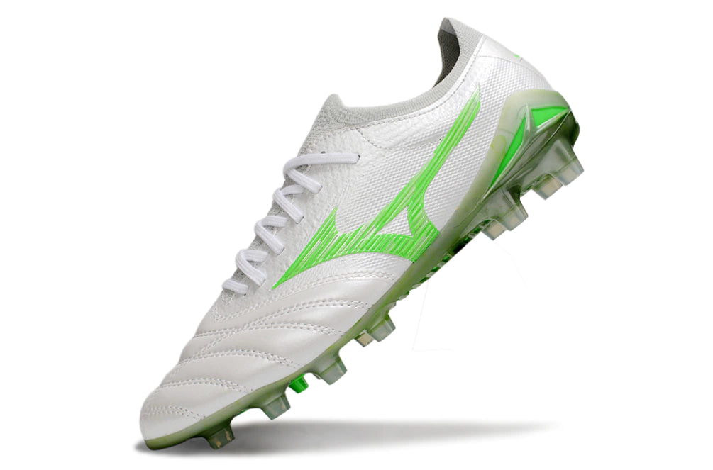Chuteira Mizuno Morelia Neo 4 Campo - Branco/Verde