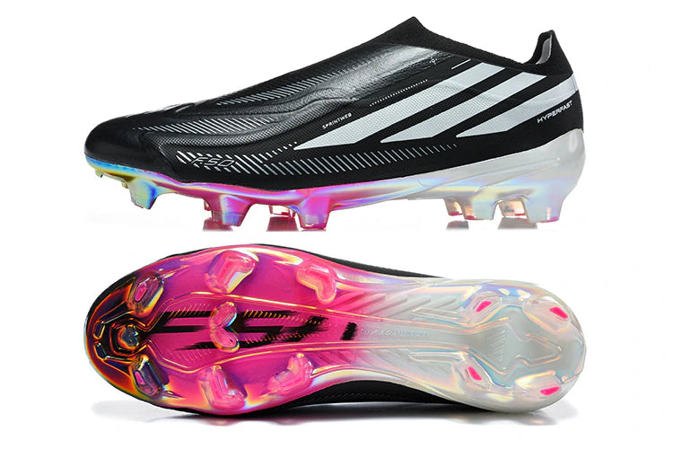 Chuteira Adidas F50 Hyperfast Laceless FG - Preto