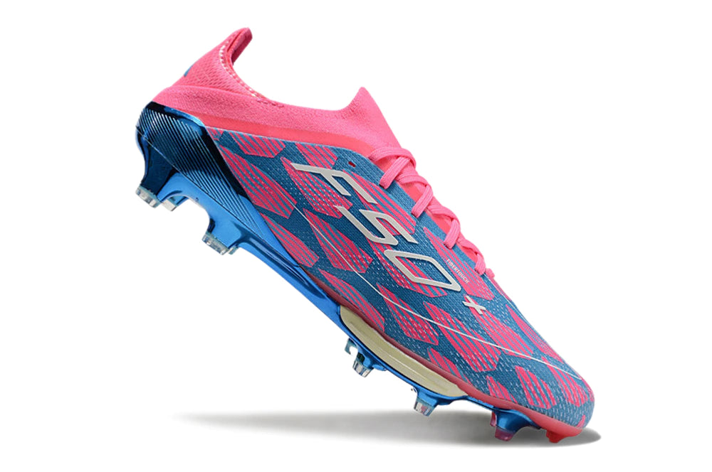 Chuteira Adidas F50.1 Elite Campo - Rosa/Azul