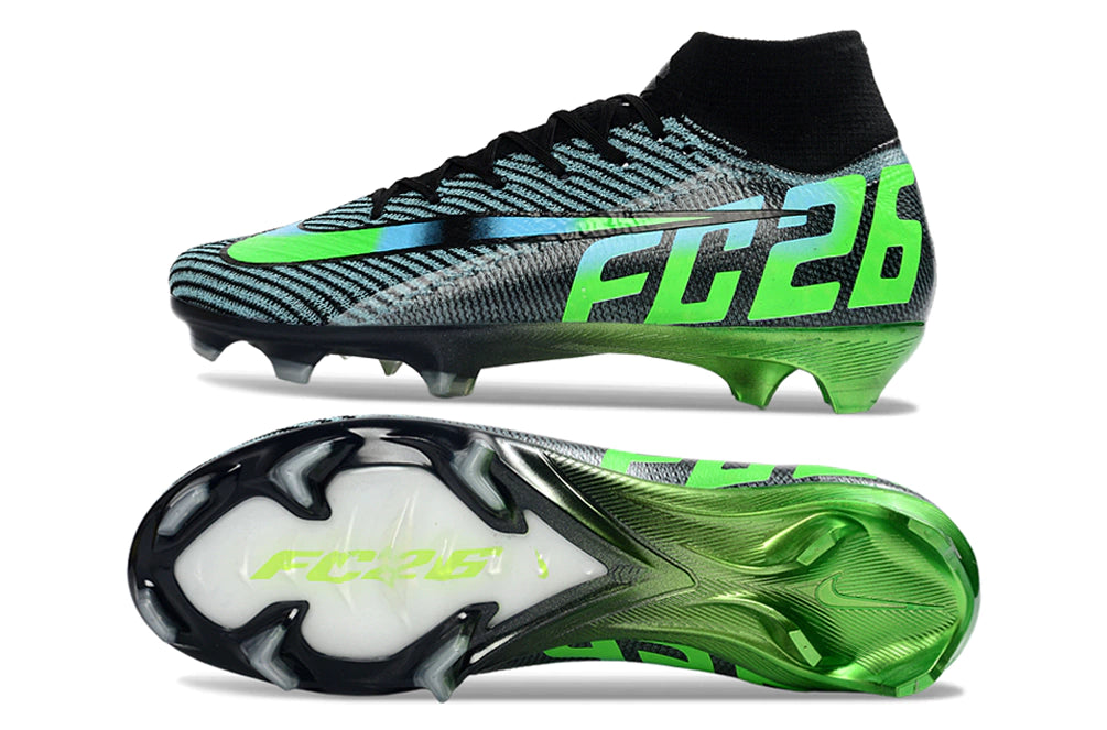 Chuteira Nike Air Zoom Mercurial Superfly 10 Elite Campo - Preto