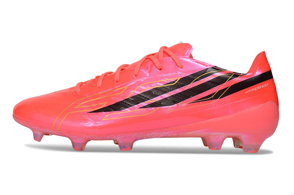 Chuteira Adidas F50 Hyperfast.1 Evo FG -Rosa