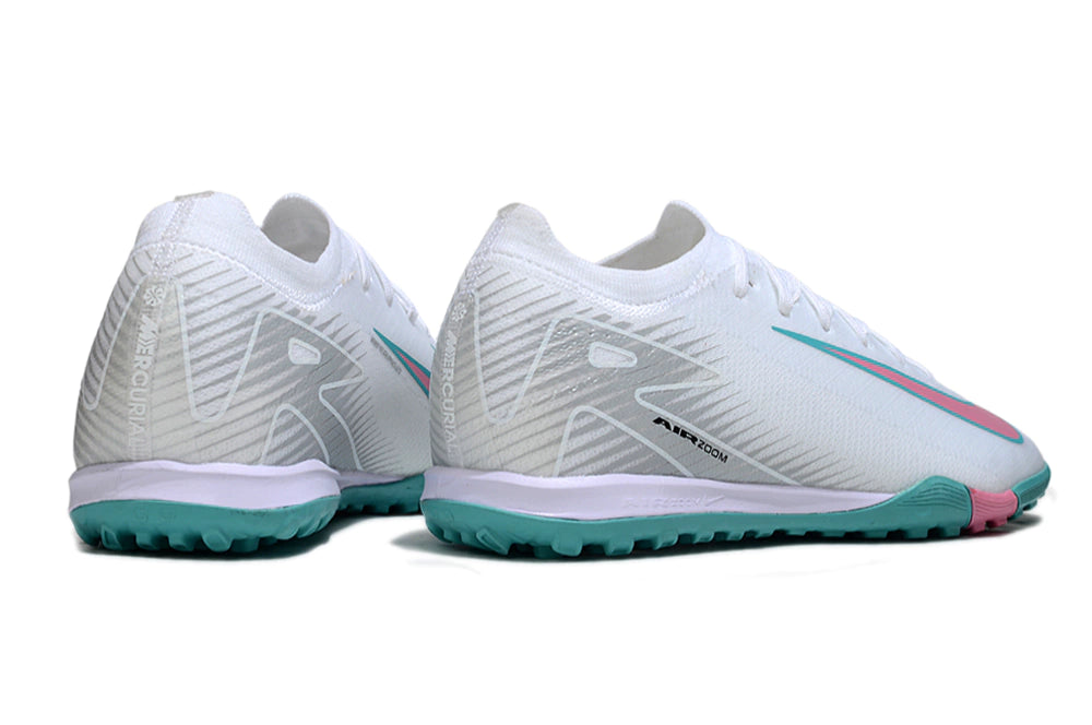 Chuteira Nike Mercurial Vapor 16 Elite Society - Branco/Rosa