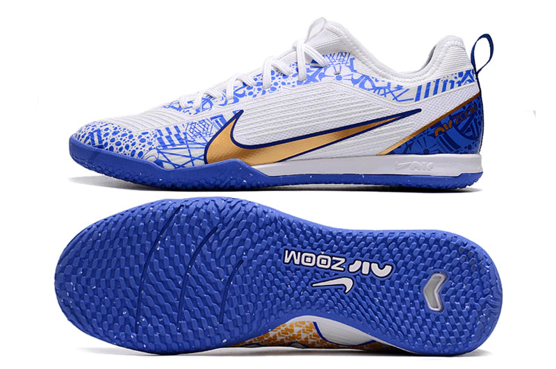 Chuteira Nike Mercurial Vapor 15 Pro Futsal IC - Azul/Branco