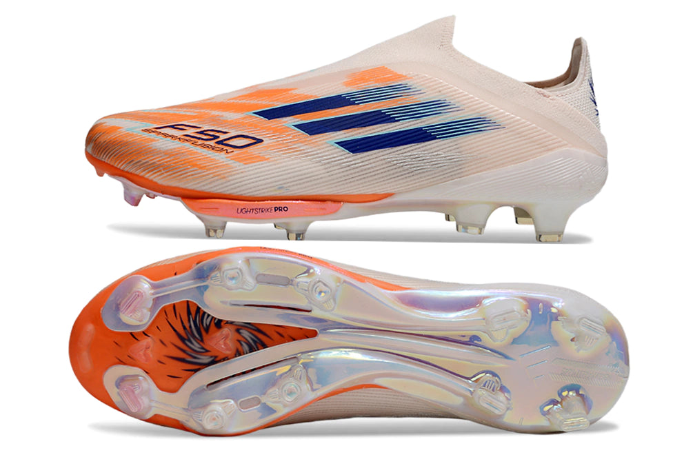 Chuteira Adidas F50+ Elite Campo - Rosa
