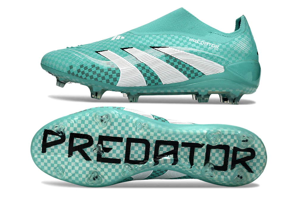Chuteira Adidas Predator Elite 25 Laceless Campo - Azul