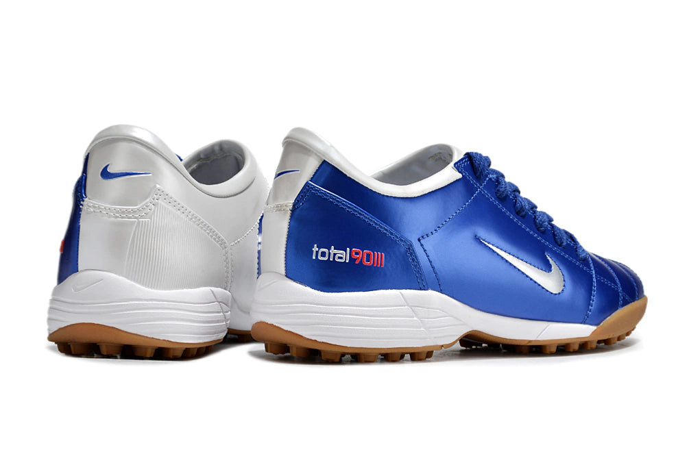 Chuteira Nike Total 90 Society - Azul/Branco