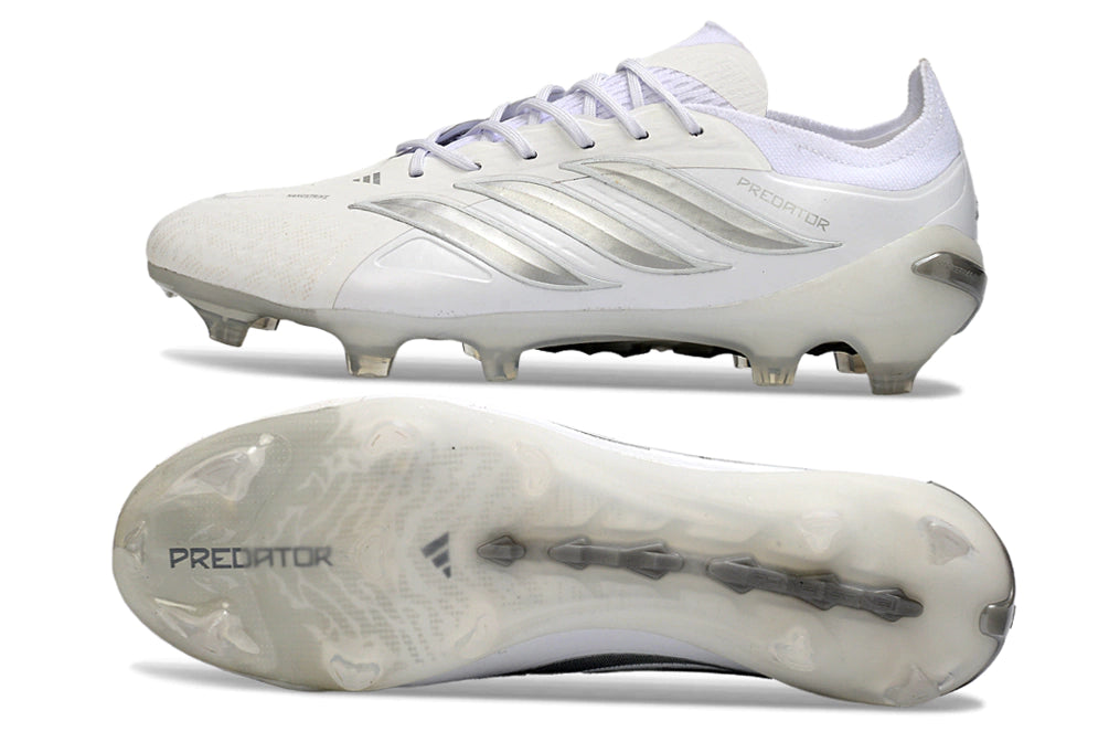 Chuteira Adidas Predator Elite 26 Campo FG - Branco