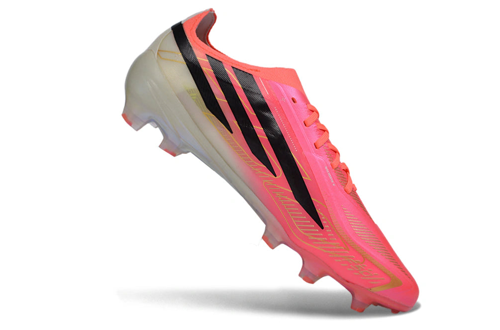 Chuteira Adidas F50 Hyperfast Eltie FG - Rosa