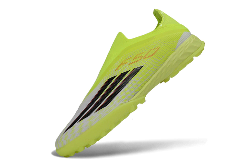 Chuteira Adidas F50 Pro Laceless Society - Verde