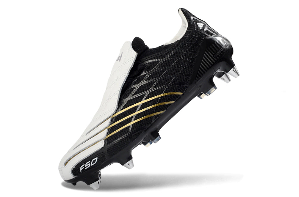 Chuteira Adidas F50 Spider SG - Preto/Branco