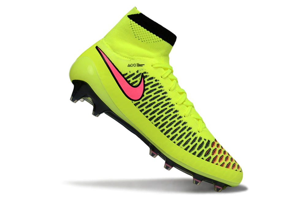 Chuteira Campo Nike Magista Obra FG - Amarelo