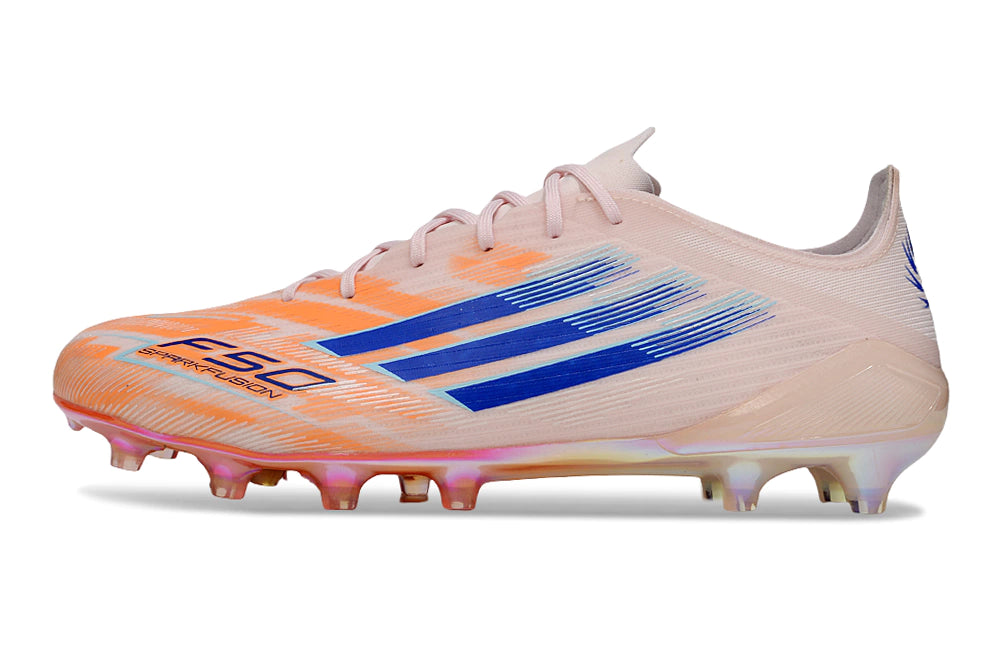 Chuteira Adidas F50 X Campo - Rosa/Laranja