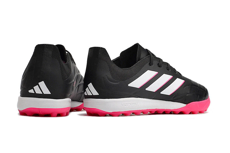 Chuteira Adidas Copa Pure.1 Society - Preto/Rosa