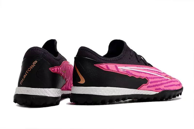 Chuteira Nike Phantom GX Pro Society TF - Rosa/Preto