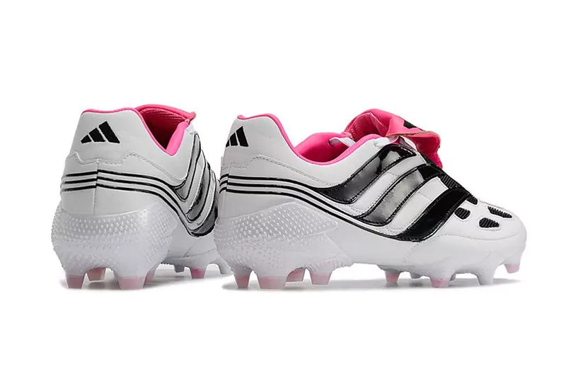 Chuteira Adidas Predator Precision FG - Branco/Rosa