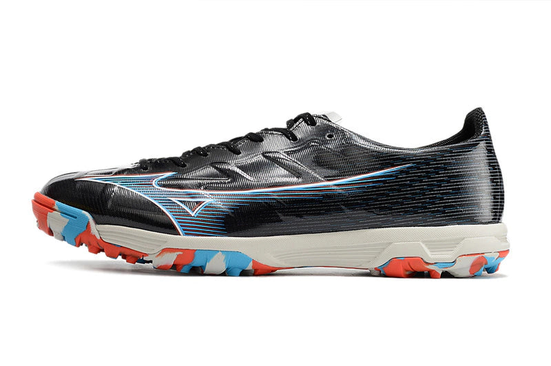 Chuteira Mizuno Alpha Made in Japan Society - Preto/Azul