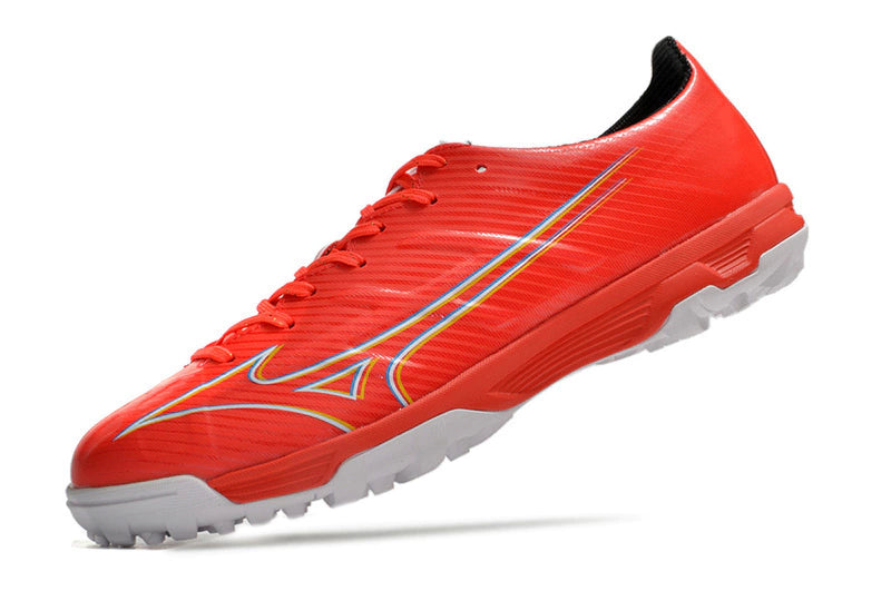 Chuteira Mizuno Alpha Made in Japan Society - Vermelho/Branco