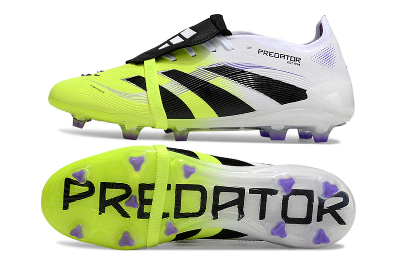 Chuteira Adidas Predstrike Elite Campo - Branco/Verde