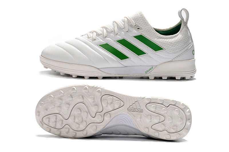 Chuteira Adidas Copa 20.1 Society - Branca/Verde