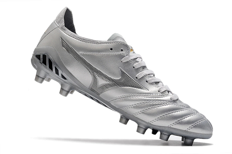 Chuteira Mizuno Morelia Neo 3 Campo FG - Prata