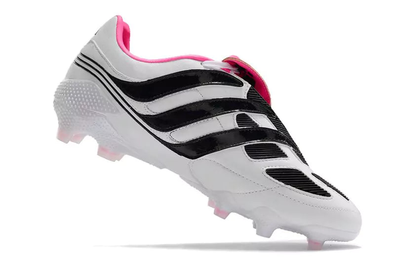 Chuteira Adidas Predator Precision FG - Branco/Rosa