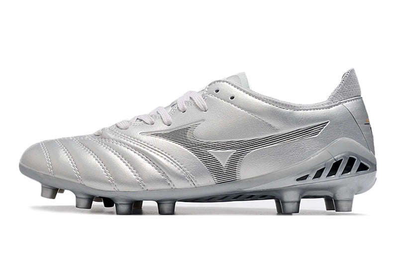 Chuteira Mizuno Morelia Neo 3 Campo FG - Prata
