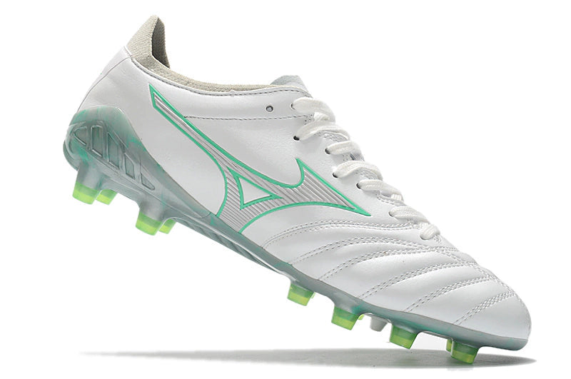 Chuteira Mizuno Morelia Neo 3 Campo FG - Branco/Verde