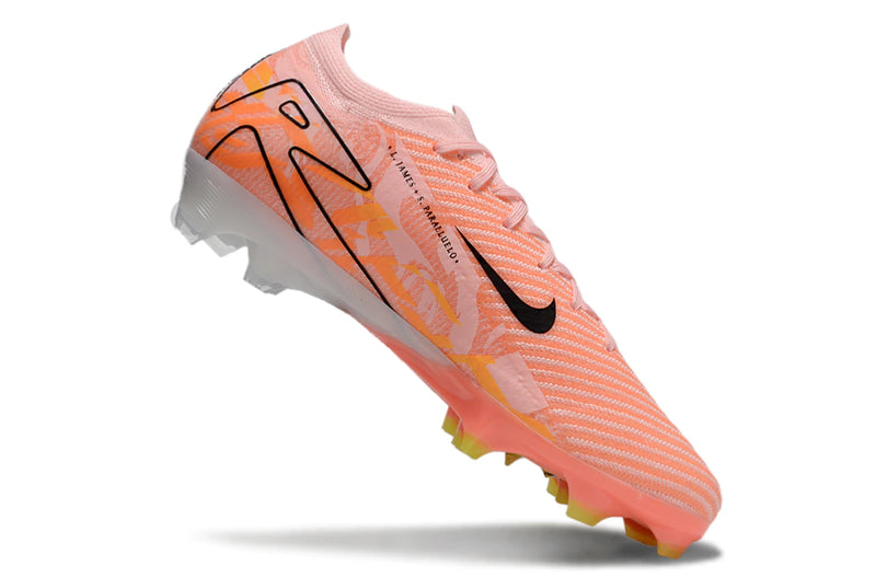 Chuteira Nike Air Zoom Mercurial Vapor 16 Elite FG - Laranja/Preto