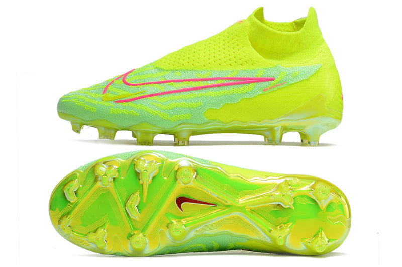 Chuteira Nike Campo Phantom GX Elite FG - Amarelo/Verde