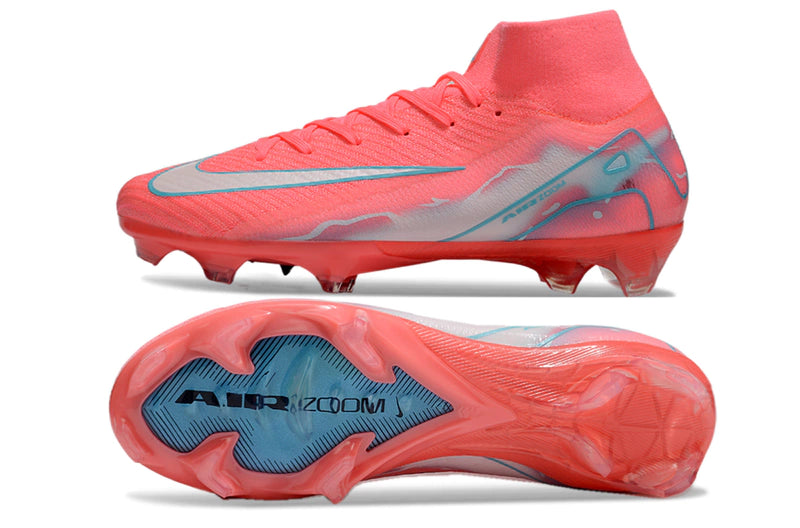 Chuteira Nike Mercurial Superfly 10 Elite Campo - Rosa/Azul