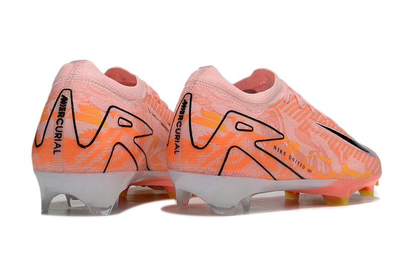 Chuteira Nike Air Zoom Mercurial Vapor 16 Elite FG - Laranja/Preto