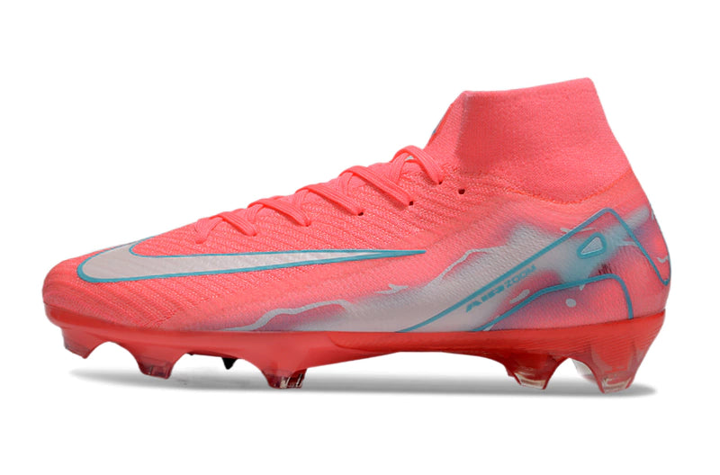 Chuteira Nike Mercurial Superfly 10 Elite Campo - Rosa/Azul