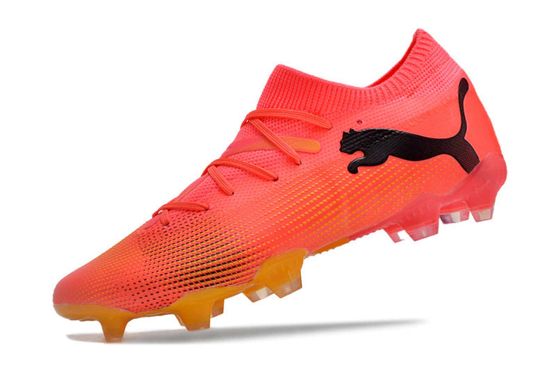 Chuteira Puma Future 7 Ultimate Campo FG - Laranja/Preto